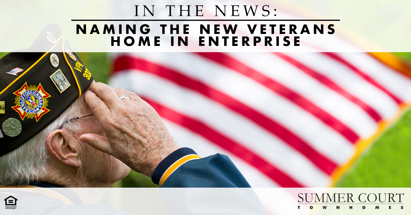 naming the new veterans home in Enterprise